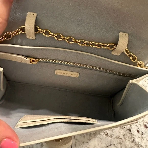 Senreve Aria Belt Bag in pebbled leather in cream color - Picture 5 of 6